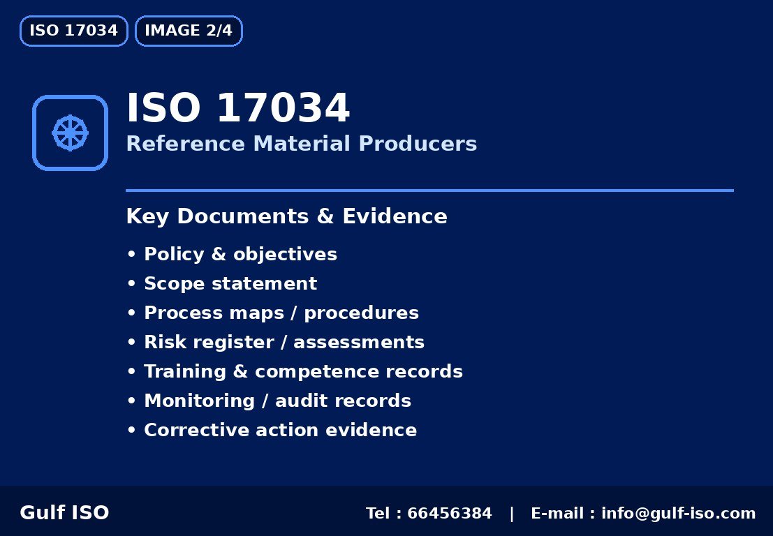 ISO 17034 - نقاط أساسية