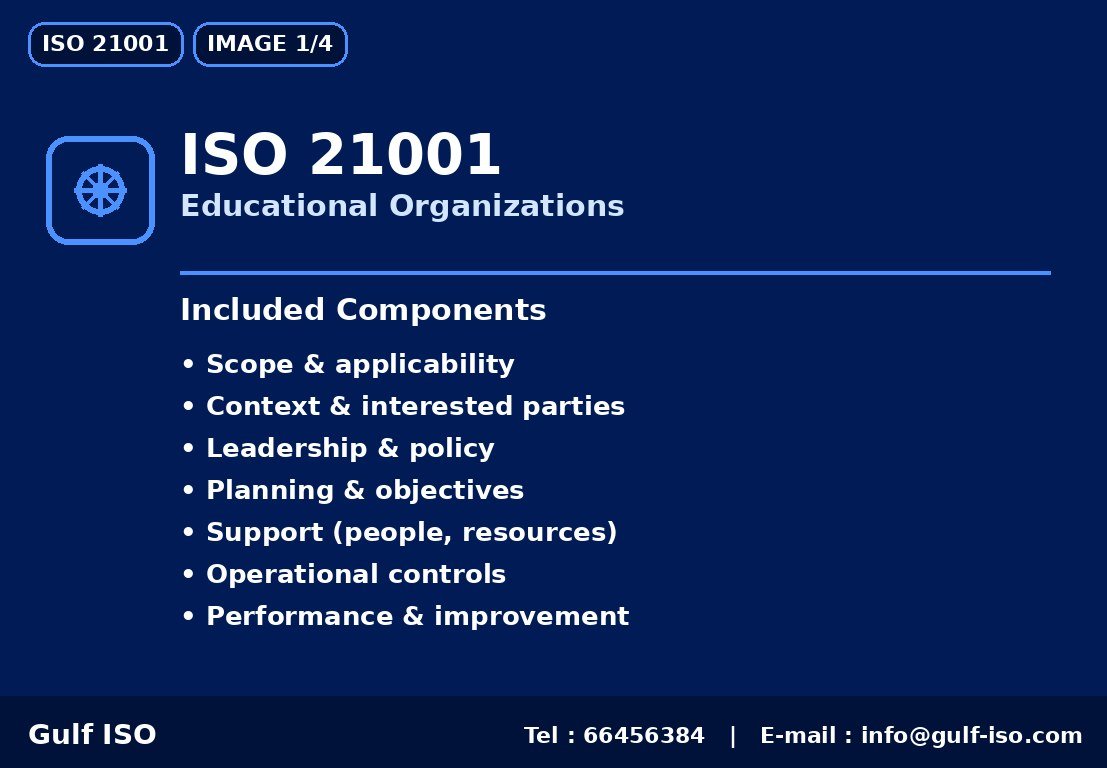 ISO 21001 - المنظمات التعليمية
